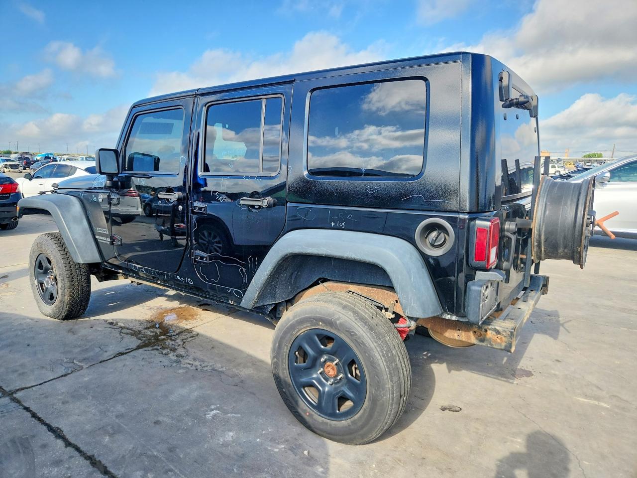 2015 Jeep Wrangler Unlimited Sport Black vin: 1C4BJWDG5FL606188