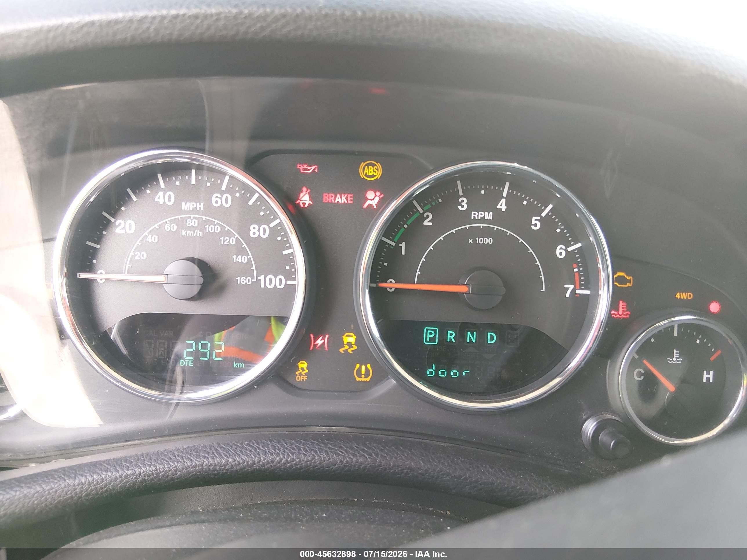 2015 Jeep Wrangler Unlimited Sport White vin: 1C4BJWDG5FL665385