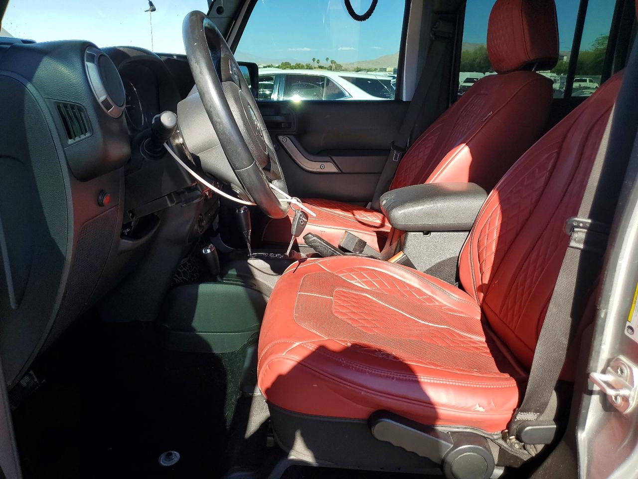 2015 Jeep Wrangler Silver vin: 1C4BJWDG5FL723656
