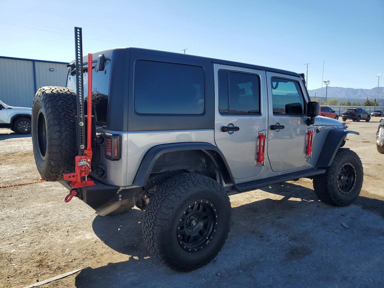 2015 Jeep Wrangler Silver vin: 1C4BJWDG5FL723656