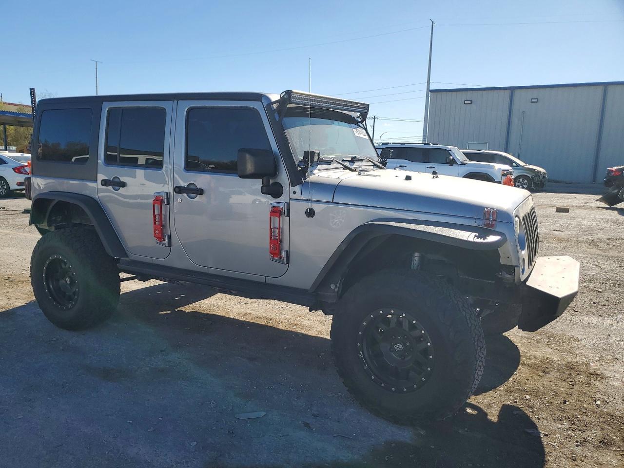 2015 Jeep Wrangler Silver vin: 1C4BJWDG5FL723656