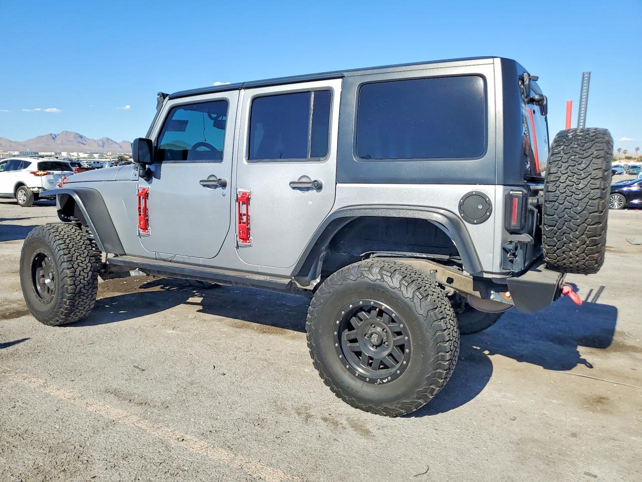 2015 Jeep Wrangler Silver vin: 1C4BJWDG5FL723656