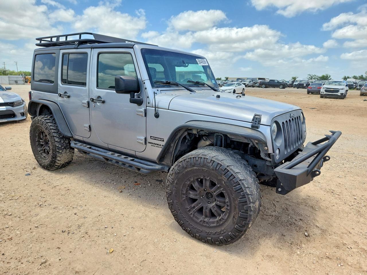2015 Jeep Wrangler Unlimited Sport Silver vin: 1C4BJWDG5FL751277