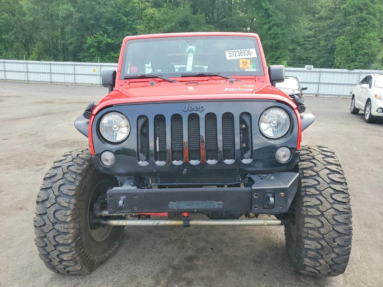 2018 Jeep Wrangler Unlimited Sport Red vin: 1C4BJWDG5JL869936