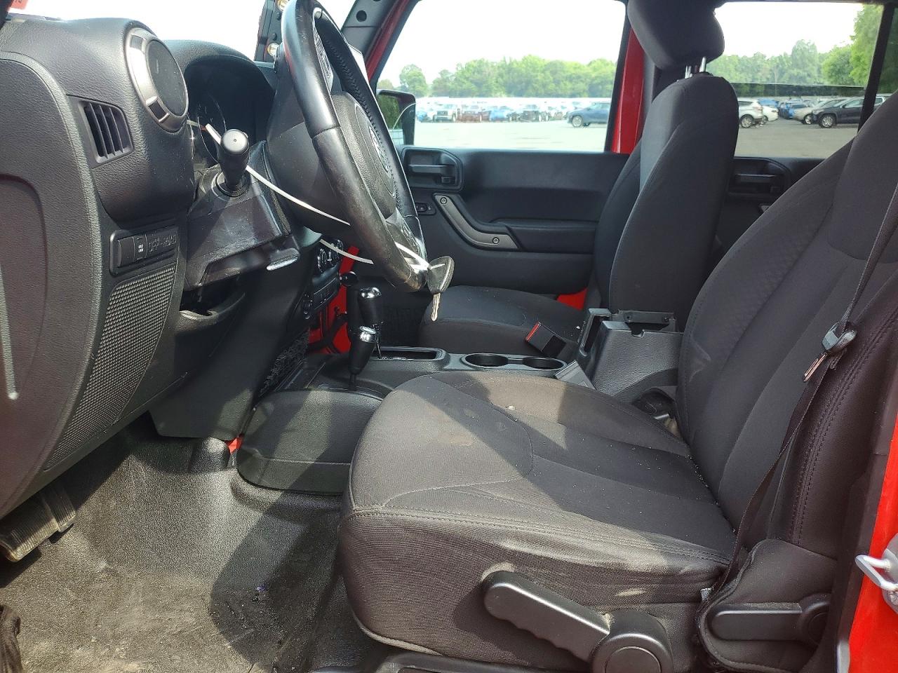 2018 Jeep Wrangler Unlimited Sport Red vin: 1C4BJWDG5JL869936
