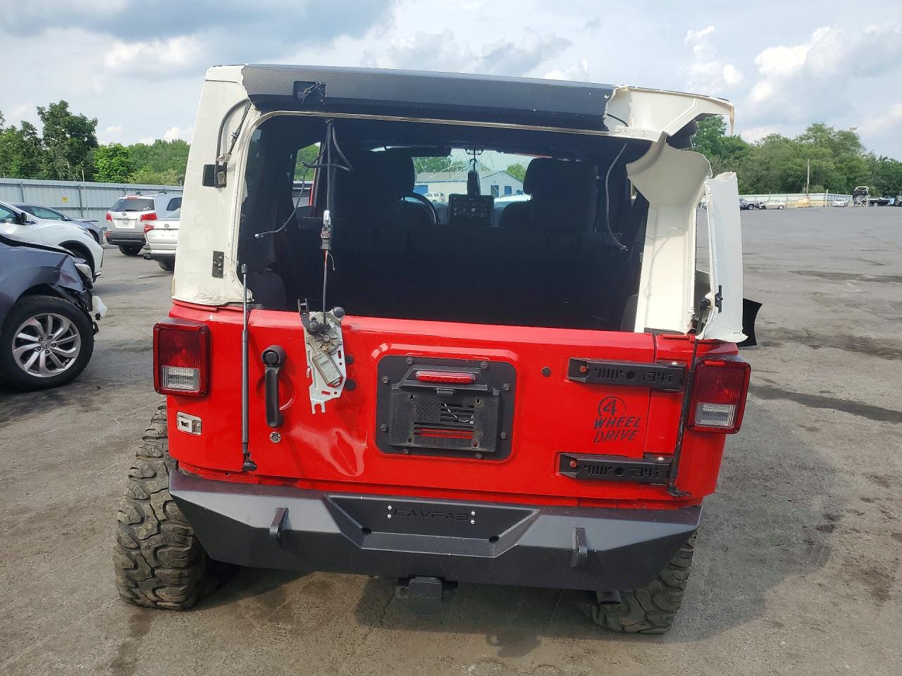 2018 Jeep Wrangler Unlimited Sport Red vin: 1C4BJWDG5JL869936