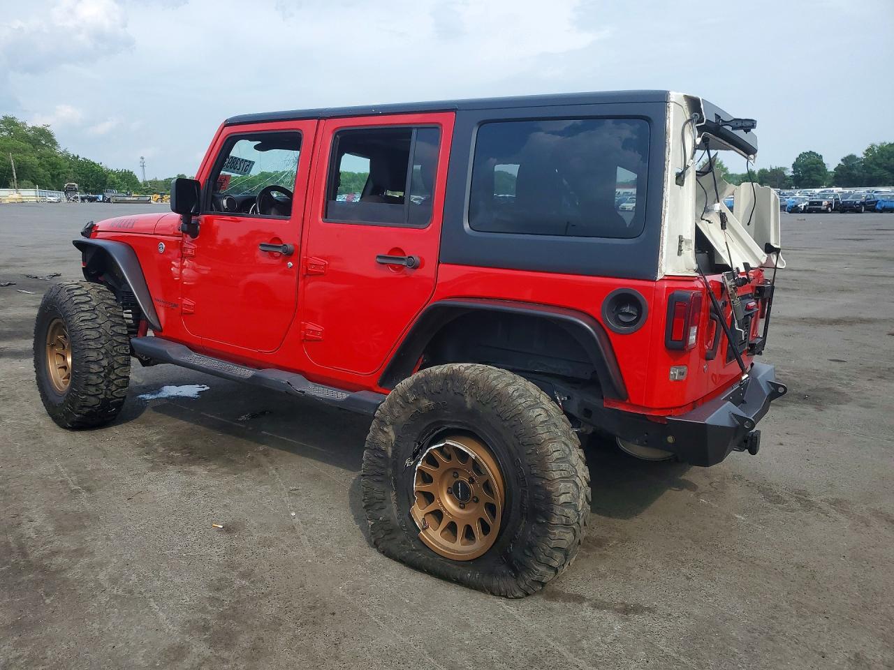 2018 Jeep Wrangler Unlimited Sport Red vin: 1C4BJWDG5JL869936
