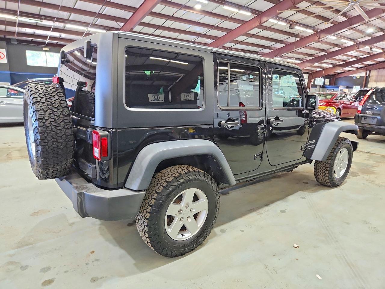 2018 Jeep Wrangler Unlimited Sport Black vin: 1C4BJWDG5JL888728