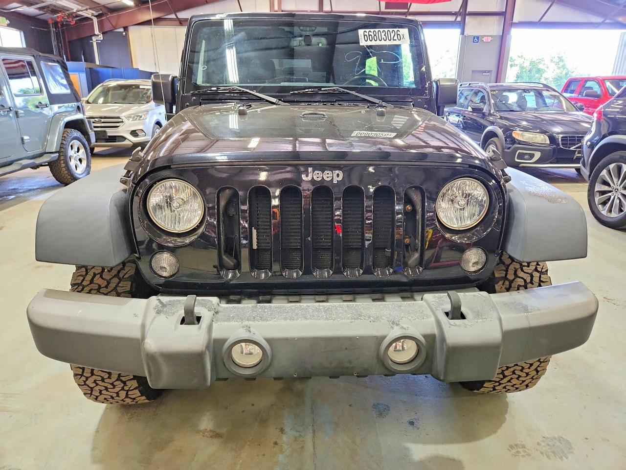 2018 Jeep Wrangler Unlimited Sport Black vin: 1C4BJWDG5JL888728