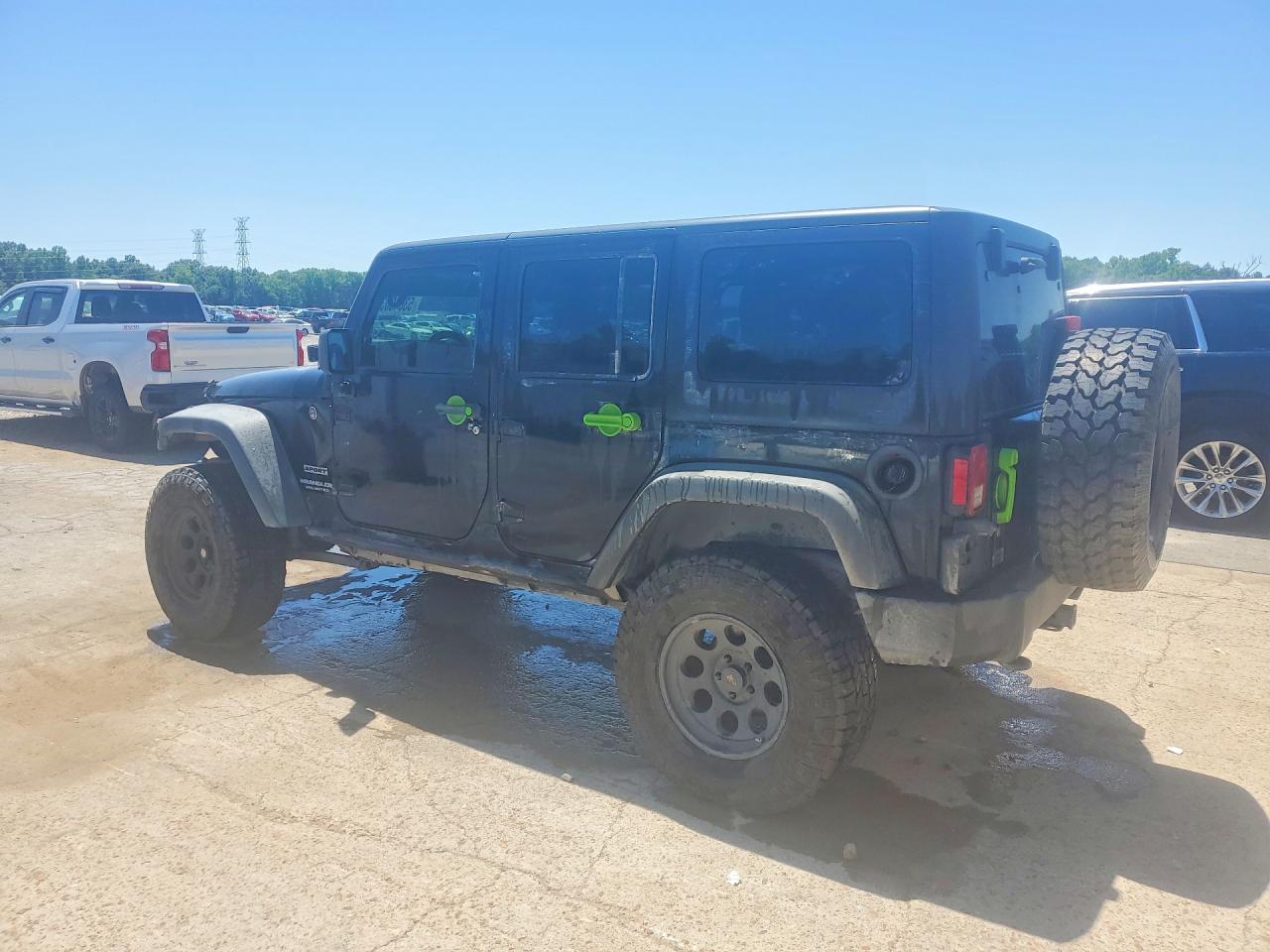 2012 Jeep Wrangler Unlimited Sport Black vin: 1C4BJWDG6CL119190