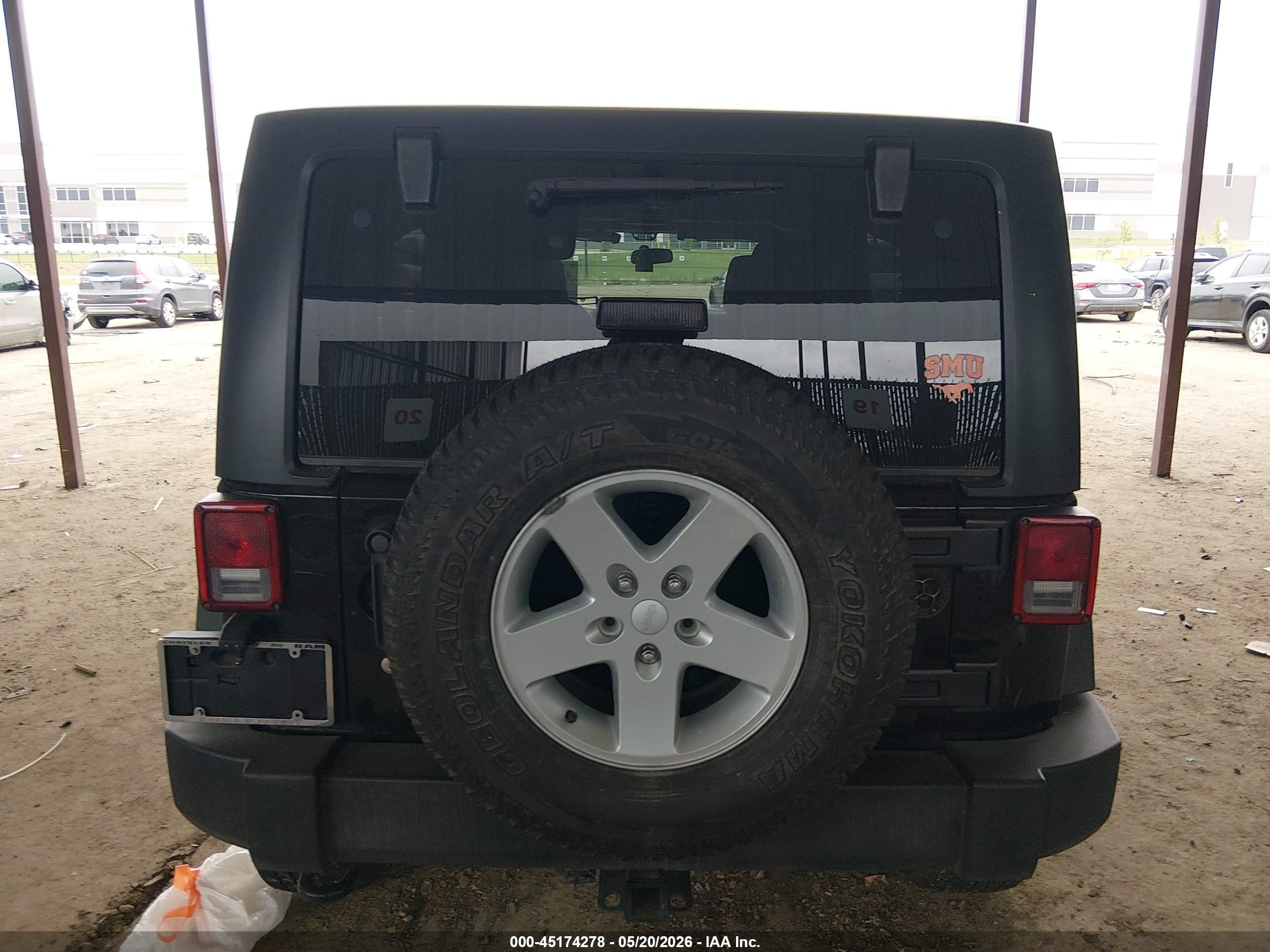 2012 Jeep Wrangler Unlimited Sport Черный vin: 1C4BJWDG6CL121490