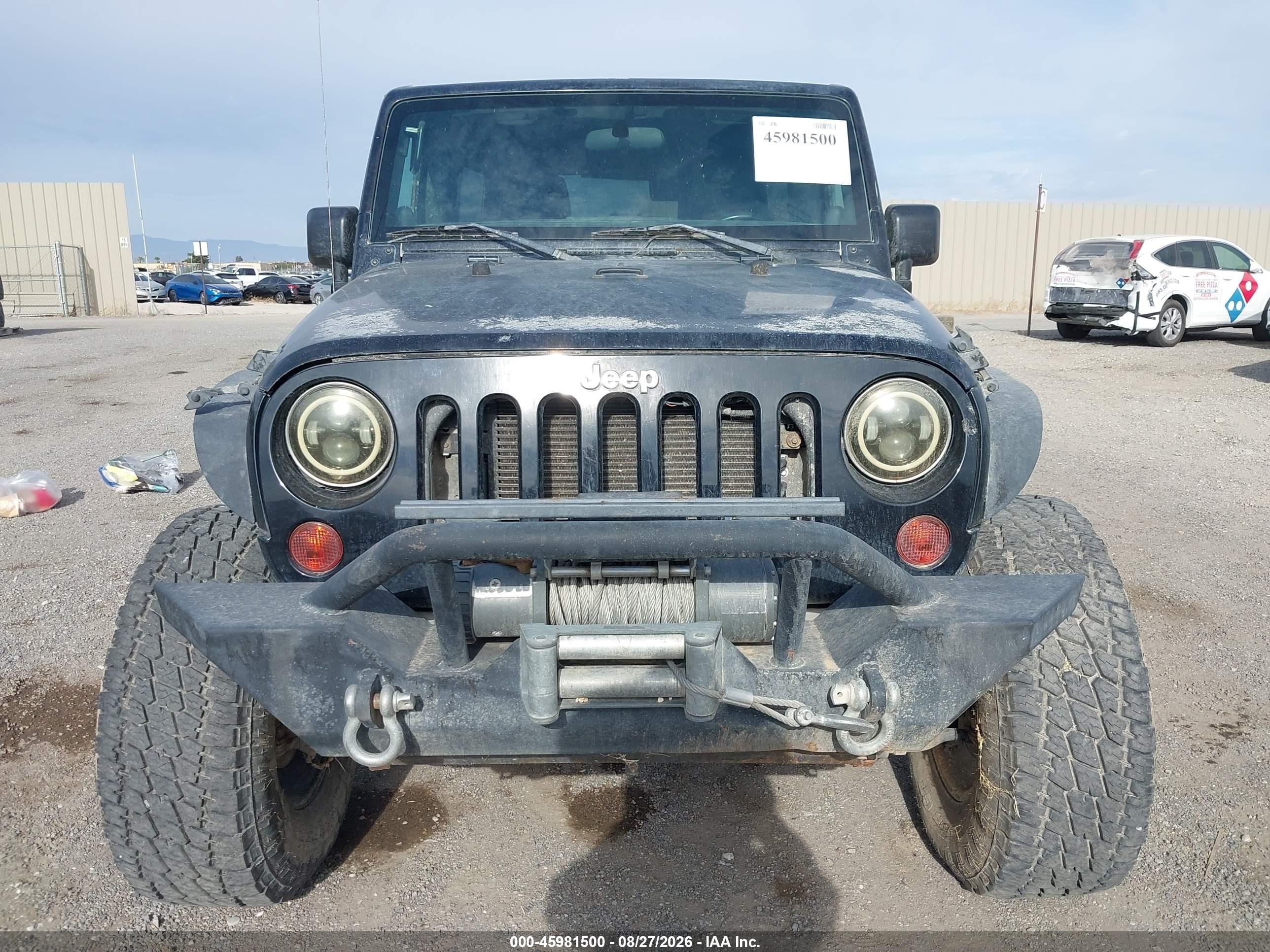 2012 Jeep Wrangler Unlimited Sport Black vin: 1C4BJWDG6CL164064