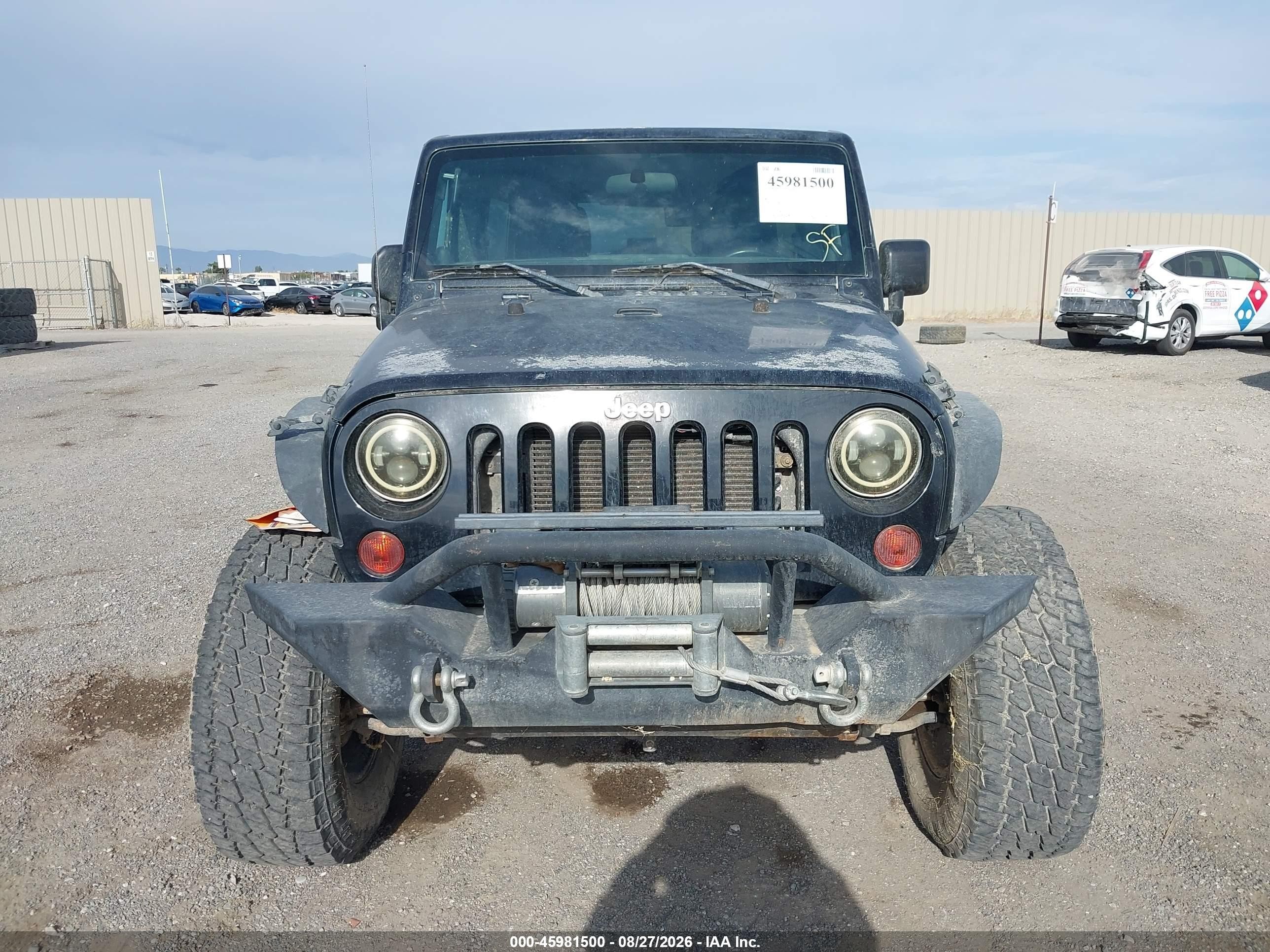 2012 Jeep Wrangler Unlimited Sport Black vin: 1C4BJWDG6CL164064
