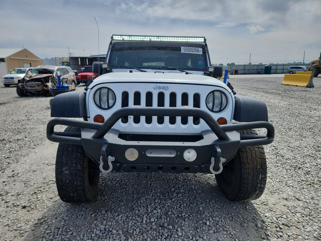 2012 Jeep Wrangler Unlimited Sport Белый vin: 1C4BJWDG6CL210959