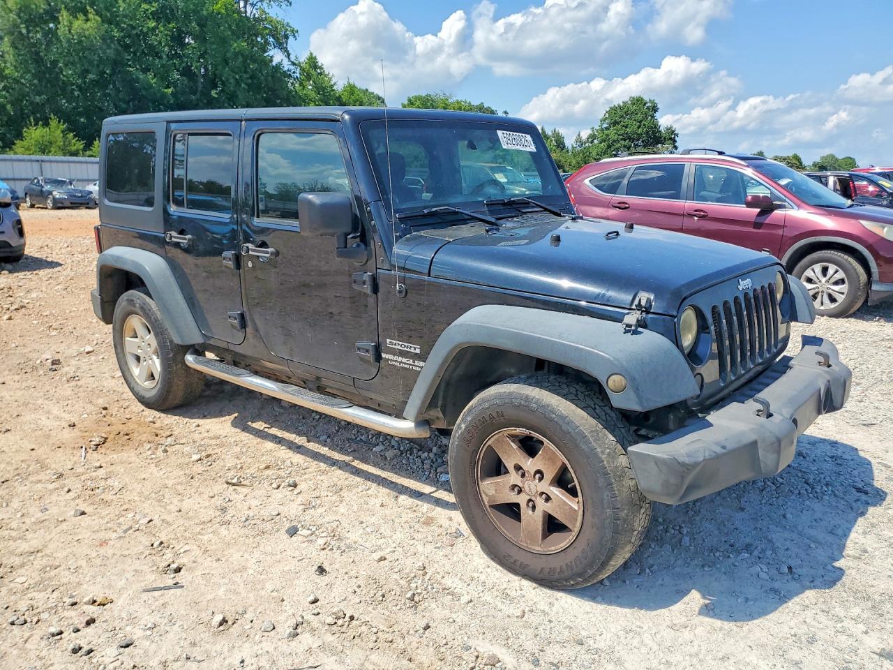 2012 Jeep Wrangler Unlimited Sport Black vin: 1C4BJWDG6CL249230