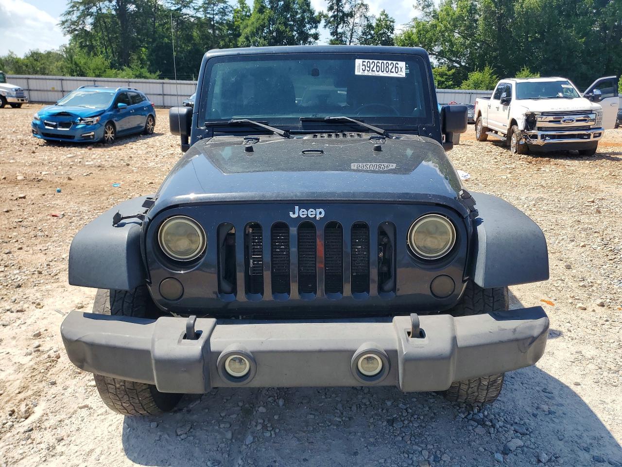 2012 Jeep Wrangler Unlimited Sport Black vin: 1C4BJWDG6CL249230