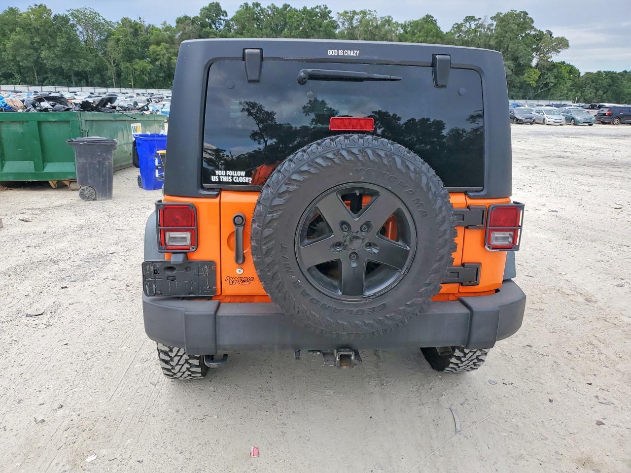 2012 Jeep Wrangler Unlimited Sport Orange vin: 1C4BJWDG6CL278713