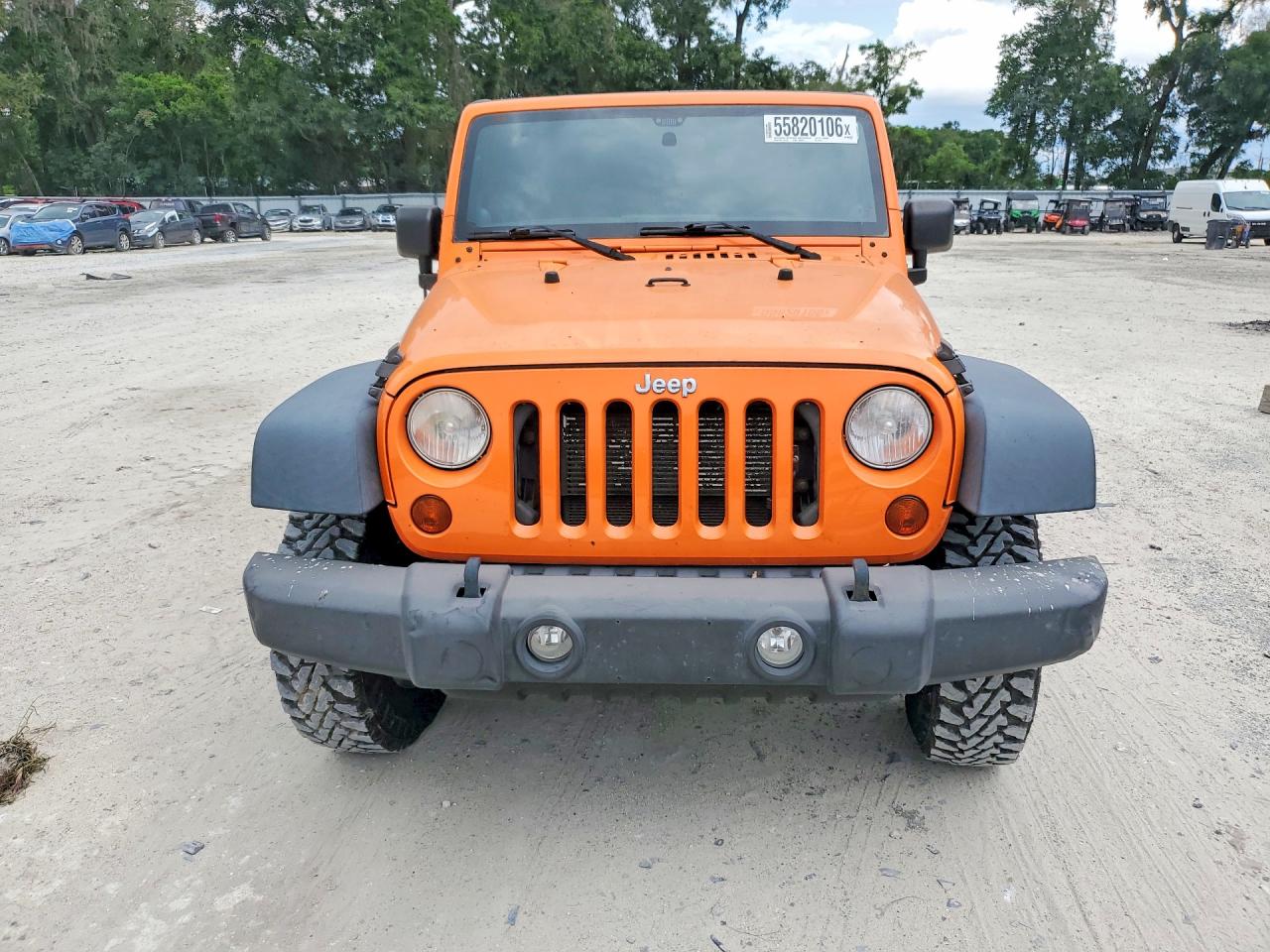 2012 Jeep Wrangler Unlimited Sport Orange vin: 1C4BJWDG6CL278713