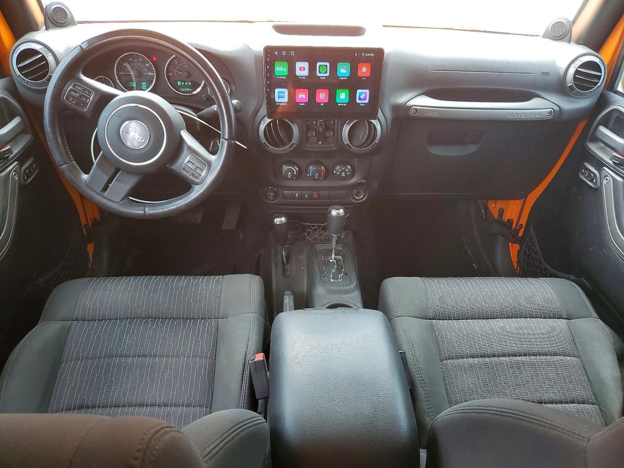 2012 Jeep Wrangler Unlimited Sport Orange vin: 1C4BJWDG6CL278713
