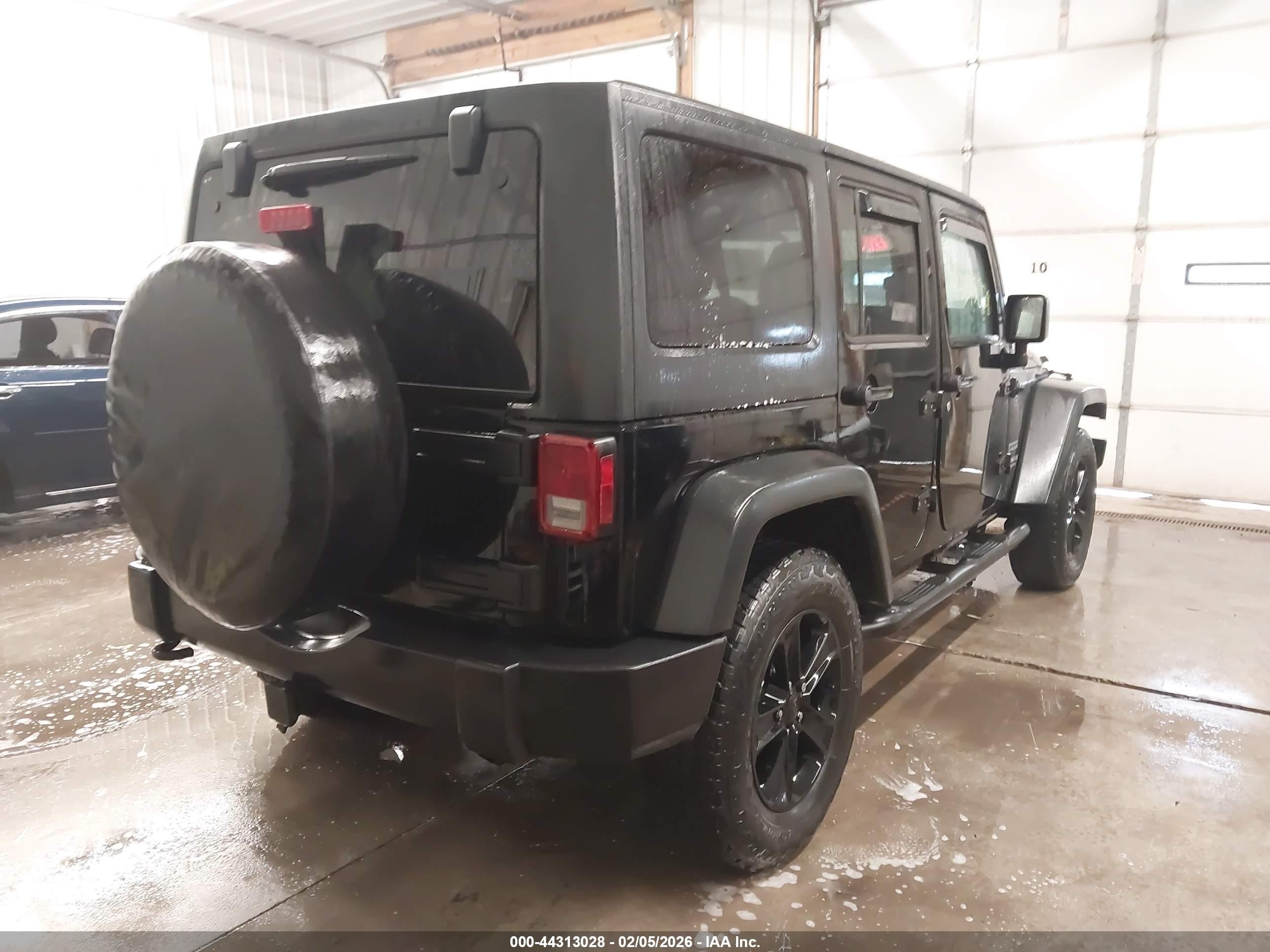2013 Jeep Wrangler Unlimited Sport Black vin: 1C4BJWDG6DL543079