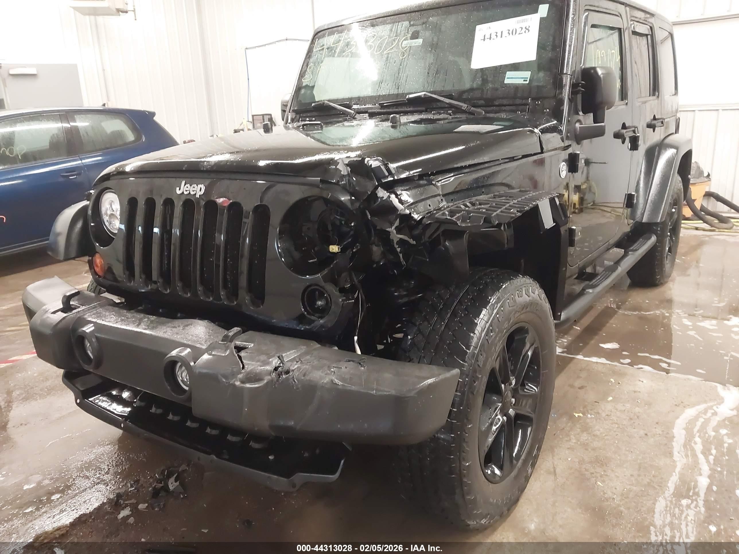 2013 Jeep Wrangler Unlimited Sport Black vin: 1C4BJWDG6DL543079