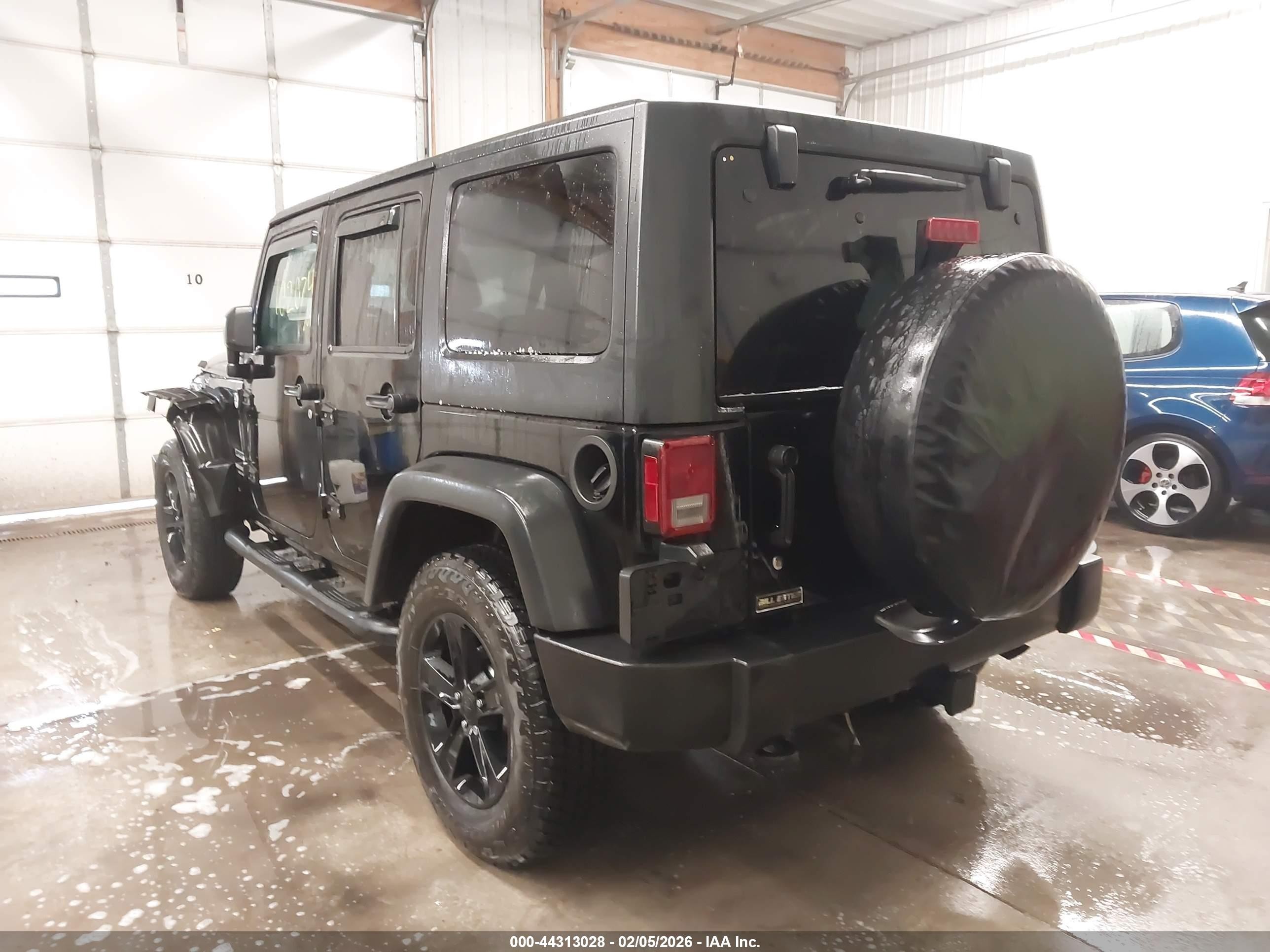 2013 Jeep Wrangler Unlimited Sport Black vin: 1C4BJWDG6DL543079