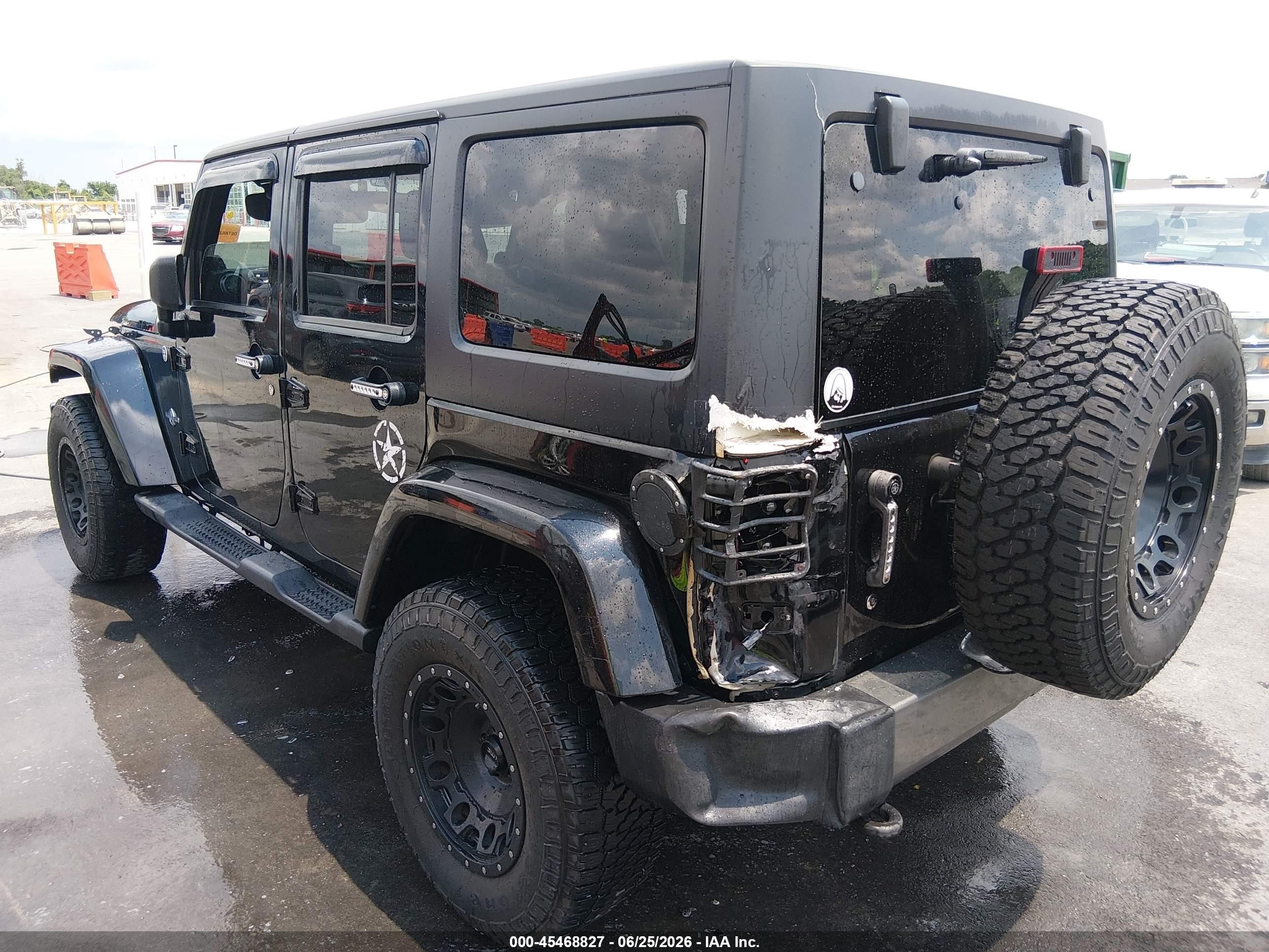 2013 Jeep Wrangler Unlimited Freedom Edition Black vin: 1C4BJWDG6DL614541