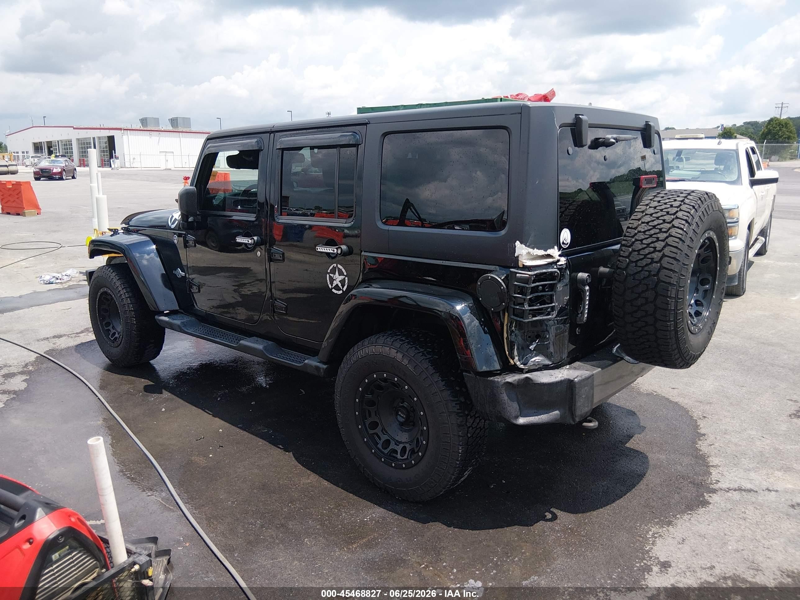 2013 Jeep Wrangler Unlimited Freedom Edition Black vin: 1C4BJWDG6DL614541