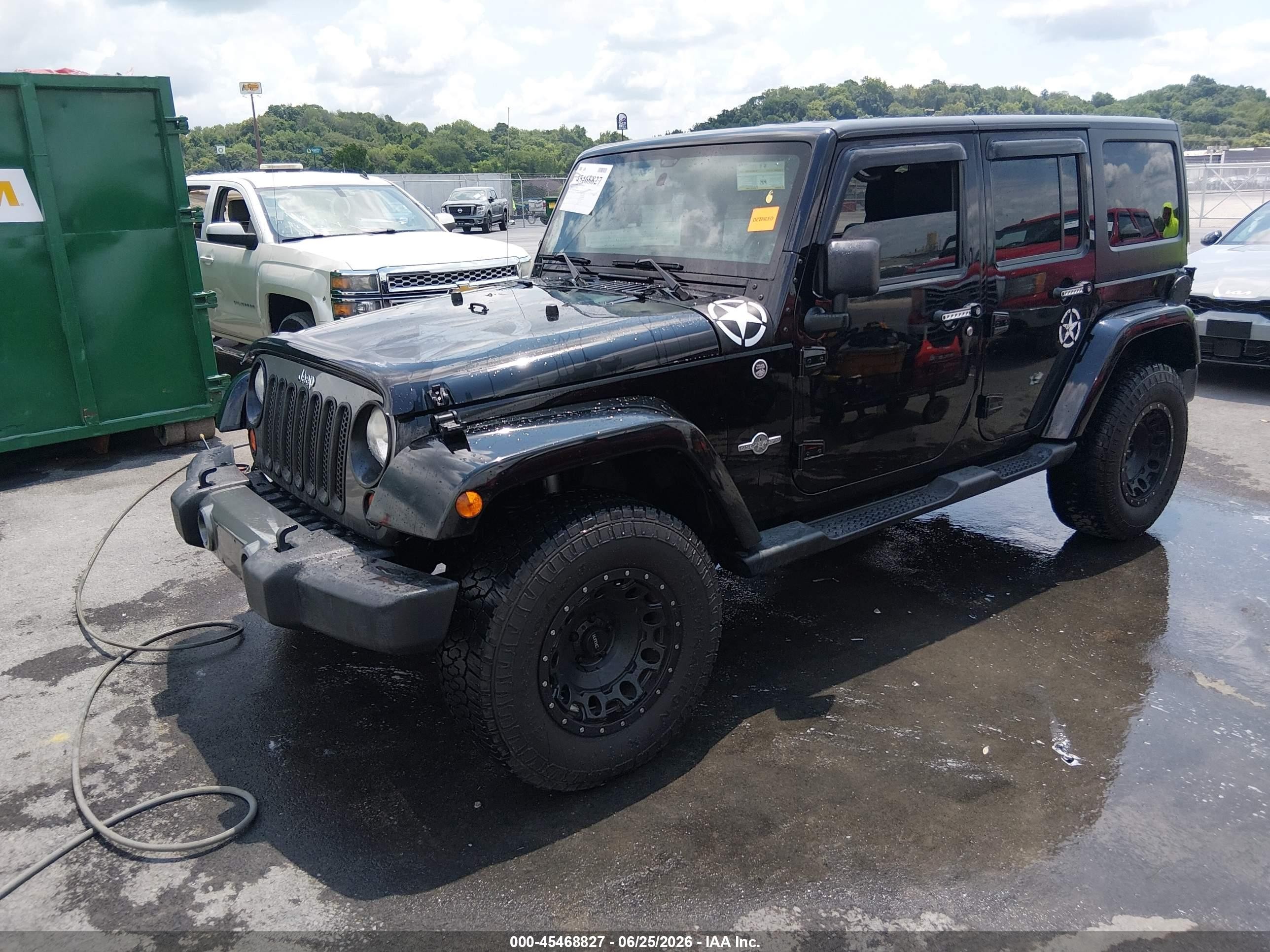 2013 Jeep Wrangler Unlimited Freedom Edition Black vin: 1C4BJWDG6DL614541