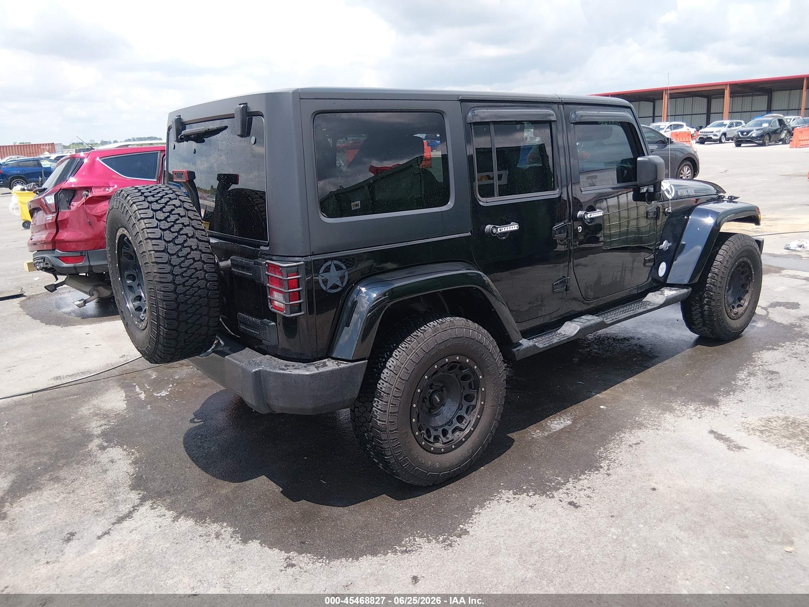 2013 Jeep Wrangler Unlimited Freedom Edition Black vin: 1C4BJWDG6DL614541