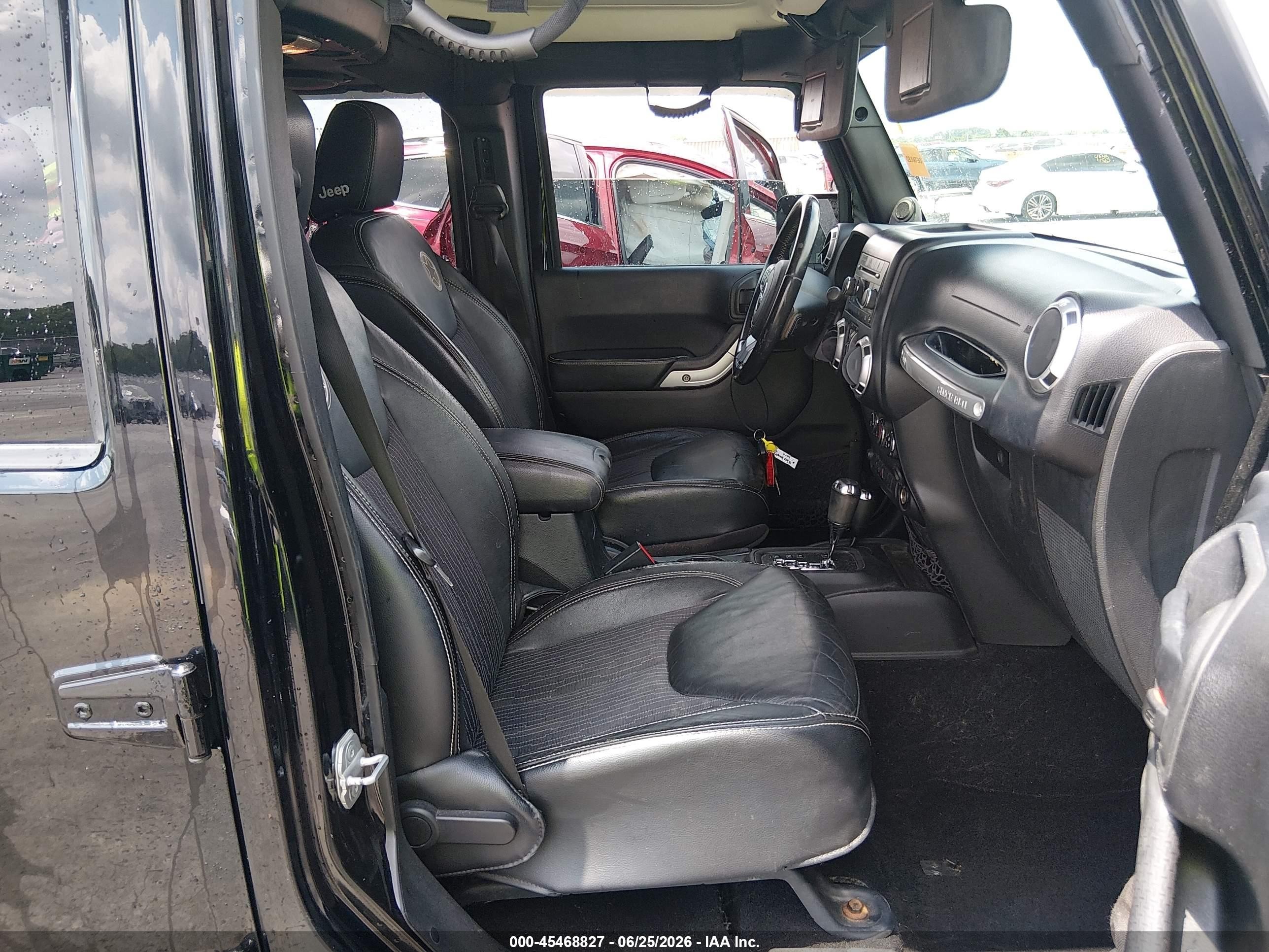 2013 Jeep Wrangler Unlimited Freedom Edition Black vin: 1C4BJWDG6DL614541