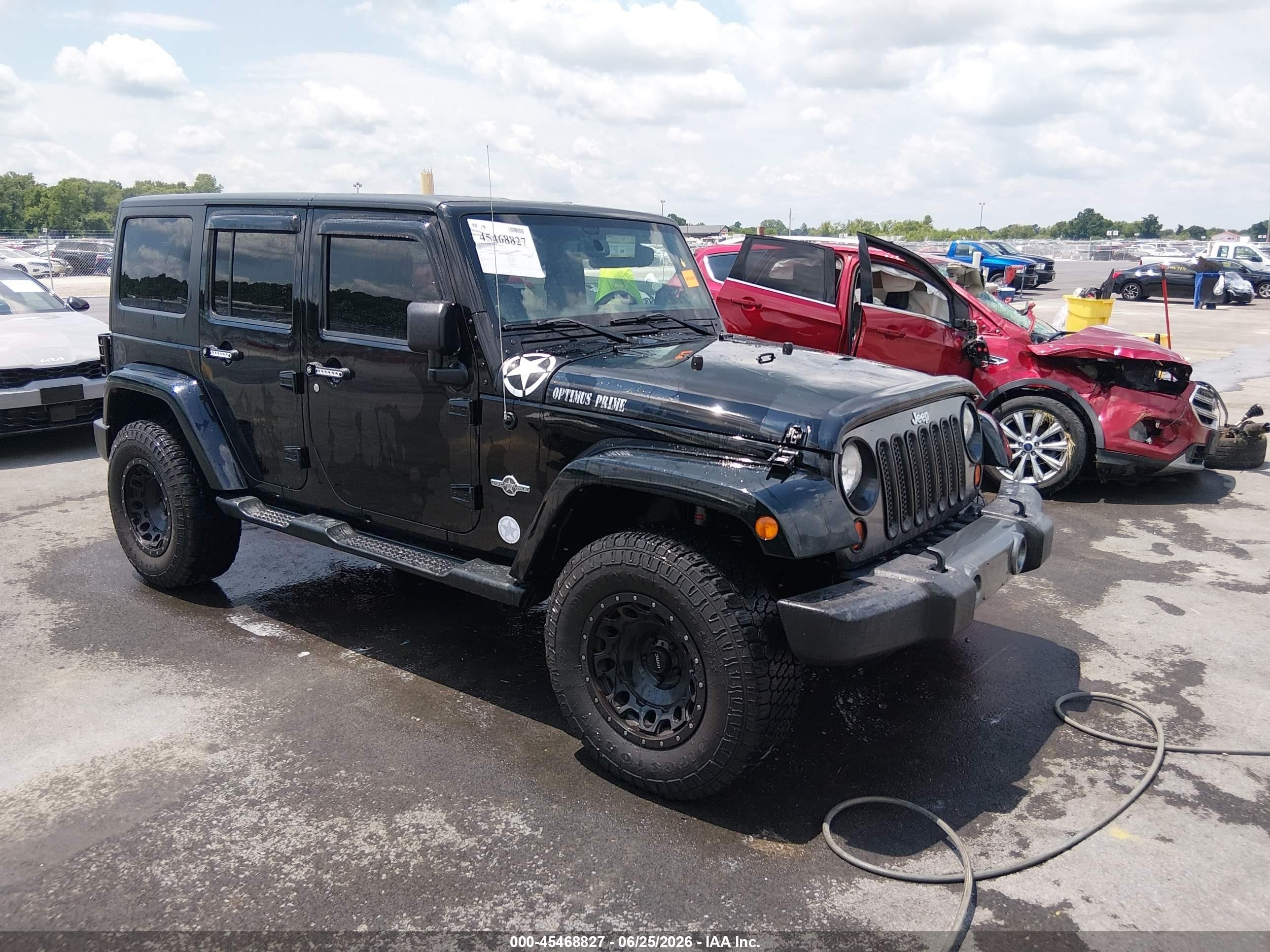 2013 Jeep Wrangler Unlimited Freedom Edition Black vin: 1C4BJWDG6DL614541