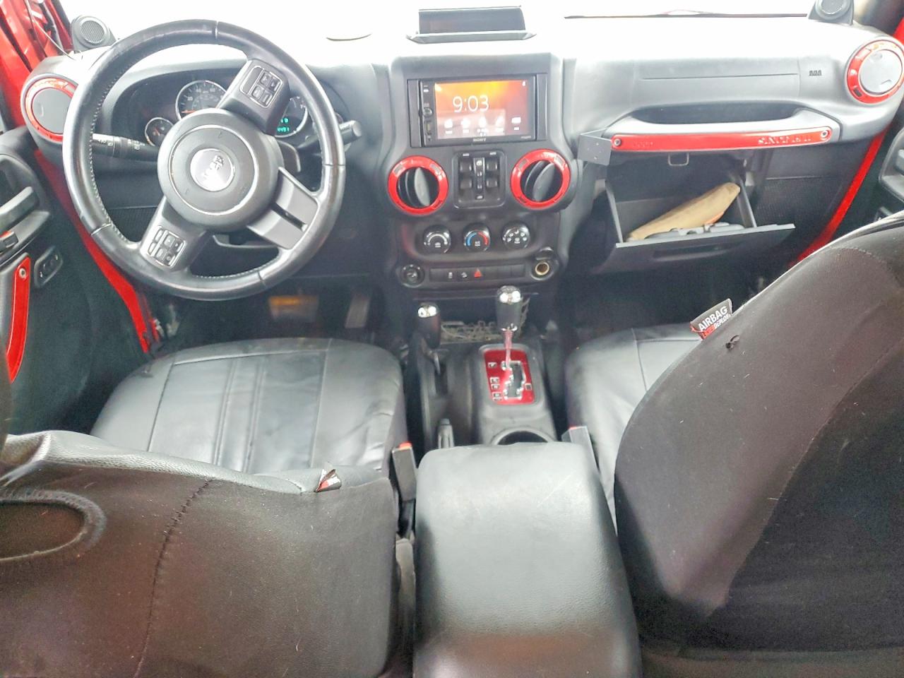 2013 Jeep Wrangler Unlimited Sport Красный vin: 1C4BJWDG6DL701257