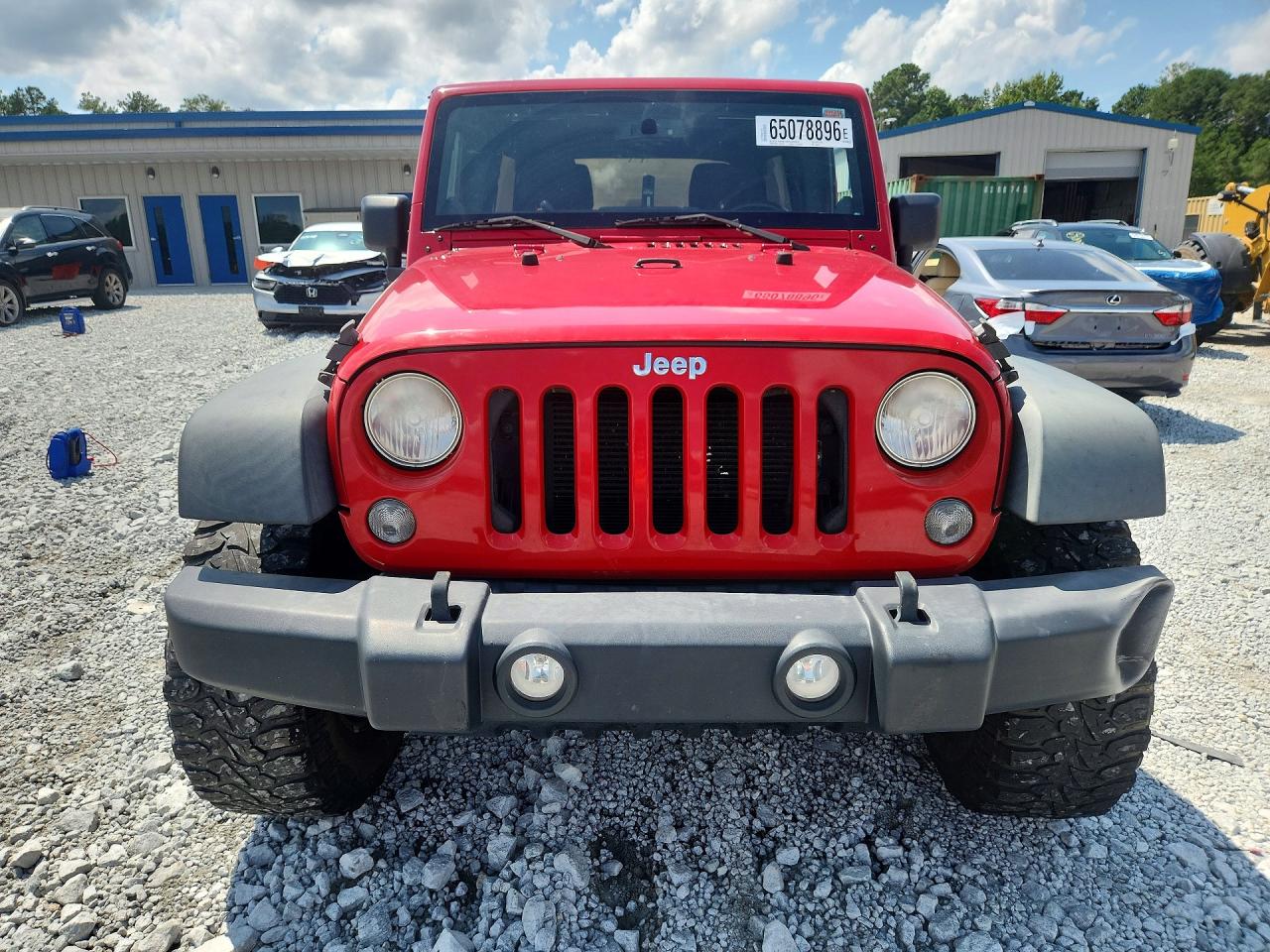 2014 Jeep Wrangler Unlimited Sport Red vin: 1C4BJWDG6EL155349