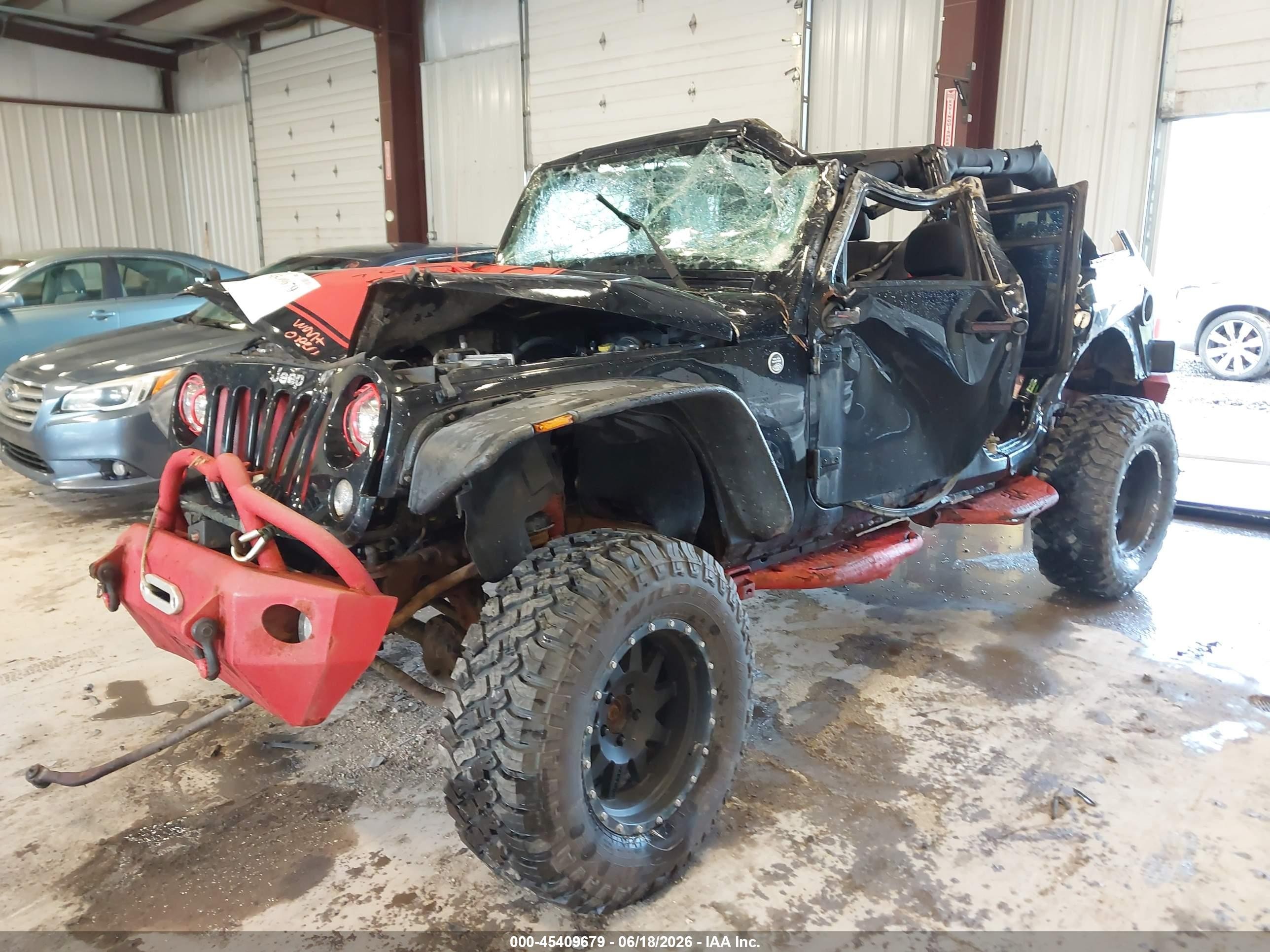 2014 Jeep Wrangler Unlimited Sport Black vin: 1C4BJWDG6EL171969