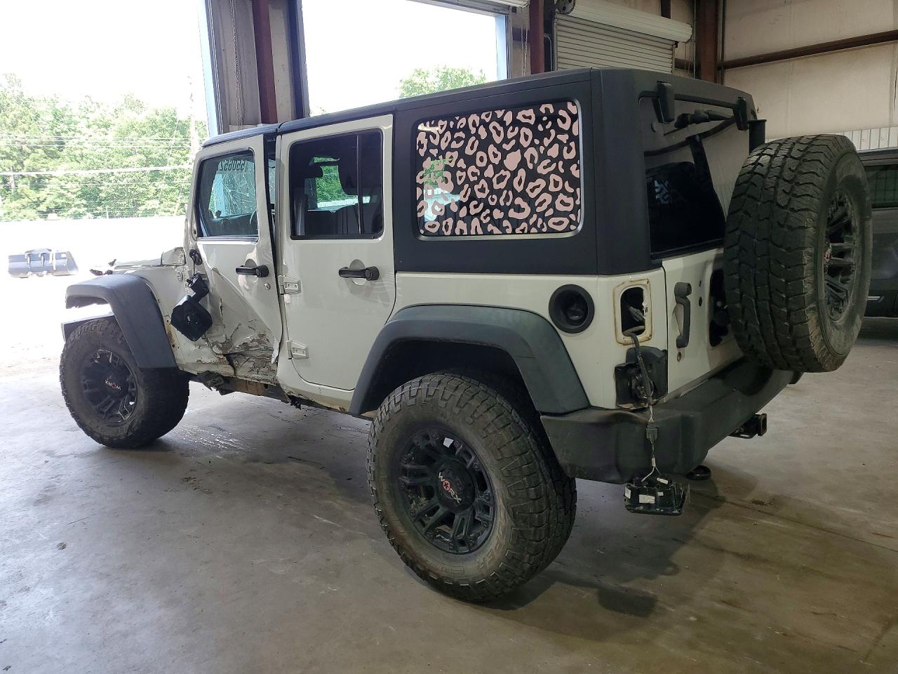 2014 Jeep Wrangler Unlimited Sport Белый vin: 1C4BJWDG6EL177089