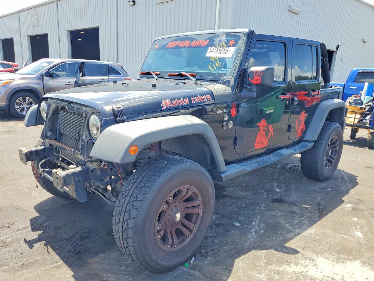 2014 Jeep Wrangler Unlimited Sport Черный vin: 1C4BJWDG6EL269240