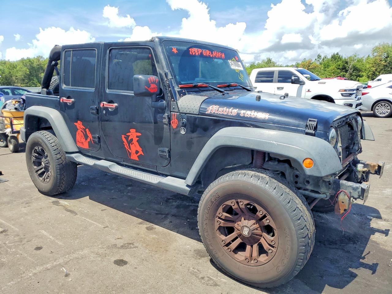 2014 Jeep Wrangler Unlimited Sport Черный vin: 1C4BJWDG6EL269240