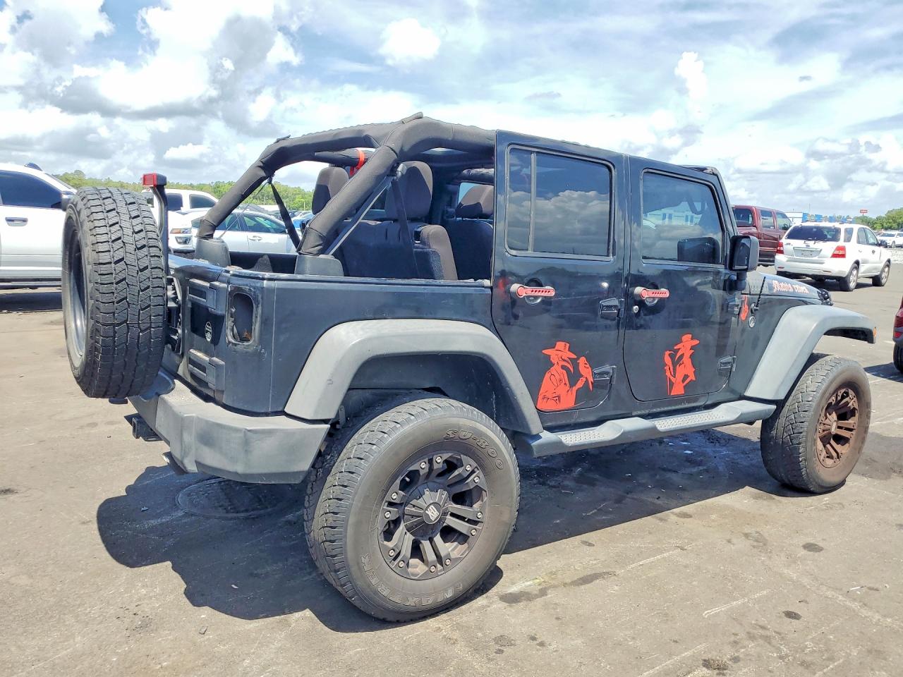 2014 Jeep Wrangler Unlimited Sport Черный vin: 1C4BJWDG6EL269240