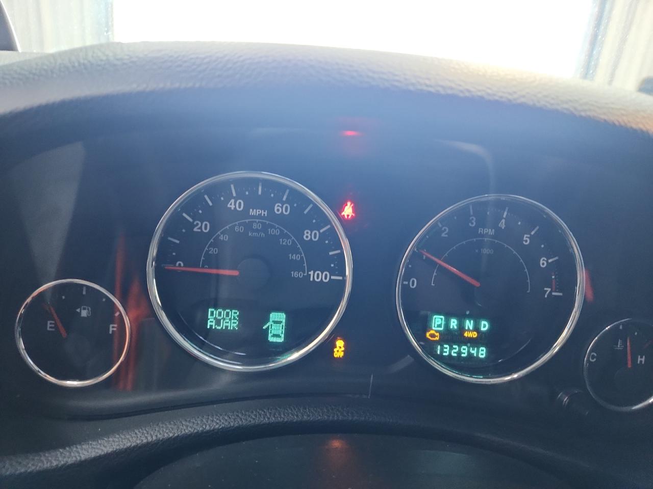 2014 Jeep Wrangler Unlimited Sport Gray vin: 1C4BJWDG6EL270288 Damage: Warning Light - Engine, On, Unacceptable