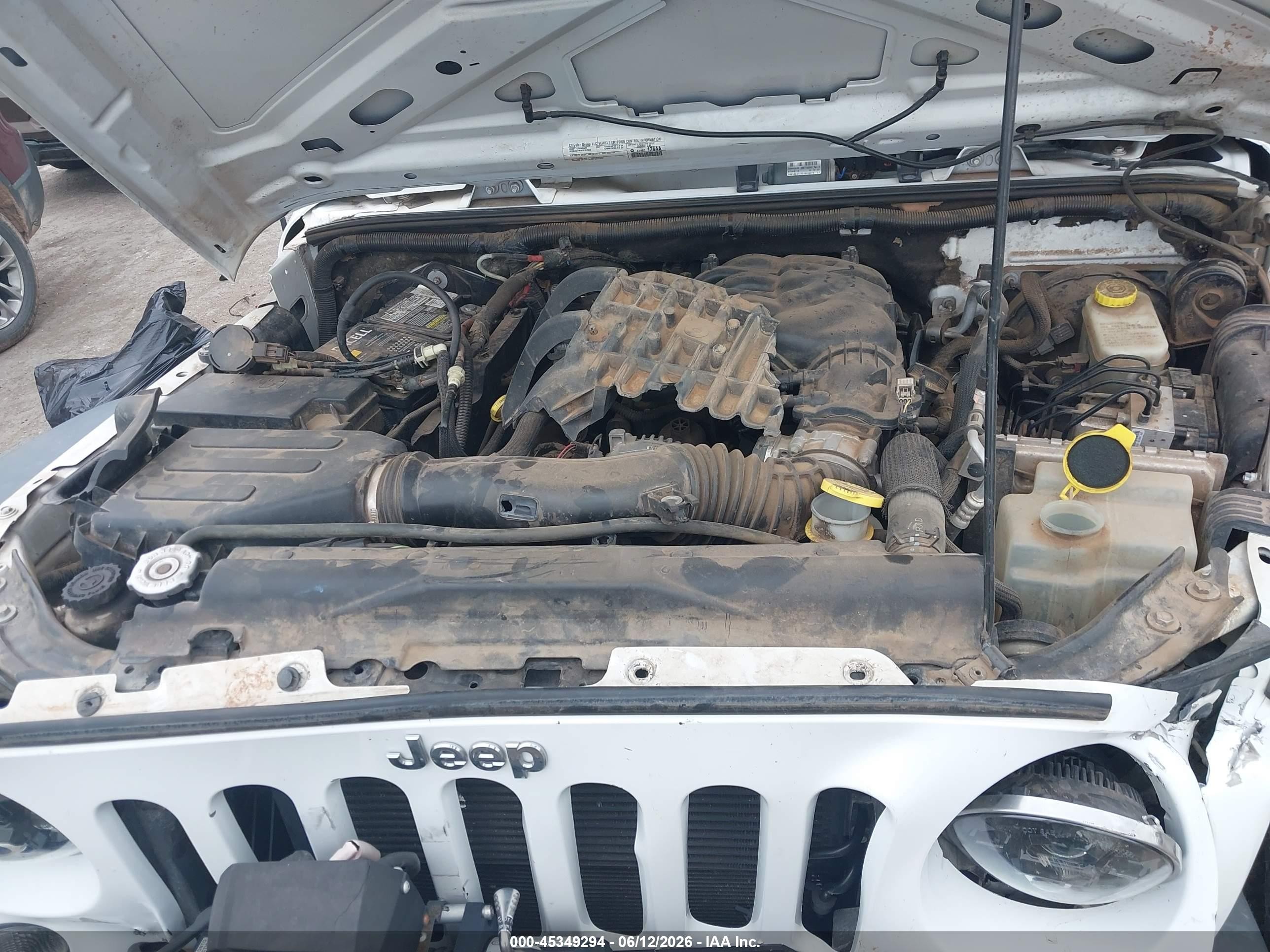 2015 Jeep Wrangler Unlimited Sport White vin: 1C4BJWDG6FL536667