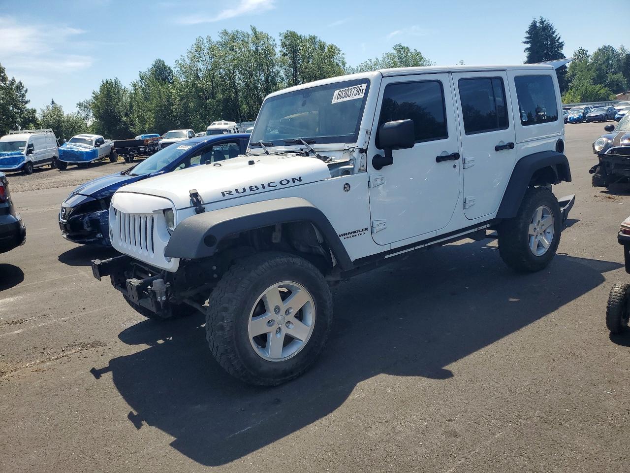 2015 Jeep Wrangler Unlimited Sport White vin: 1C4BJWDG6FL684916