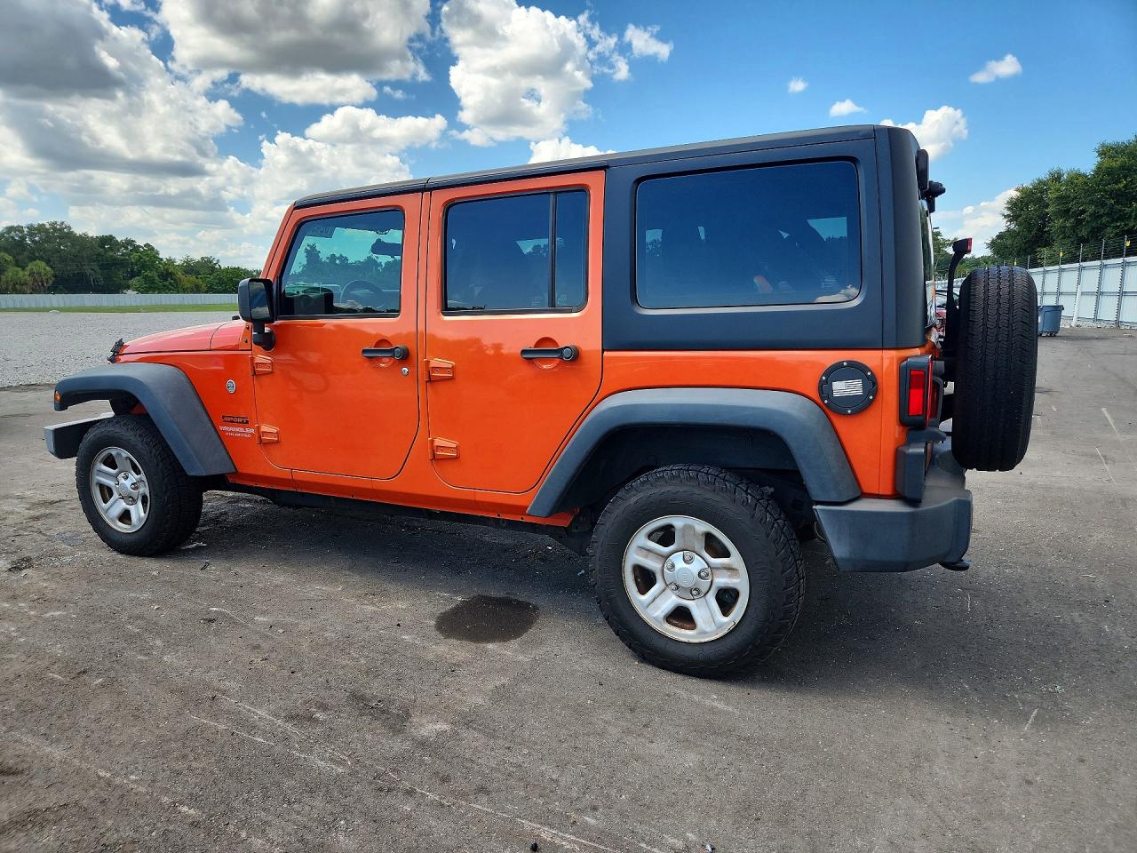 2015 Jeep Wrangler Unlimited Sport Оранжевый vin: 1C4BJWDG6FL689615