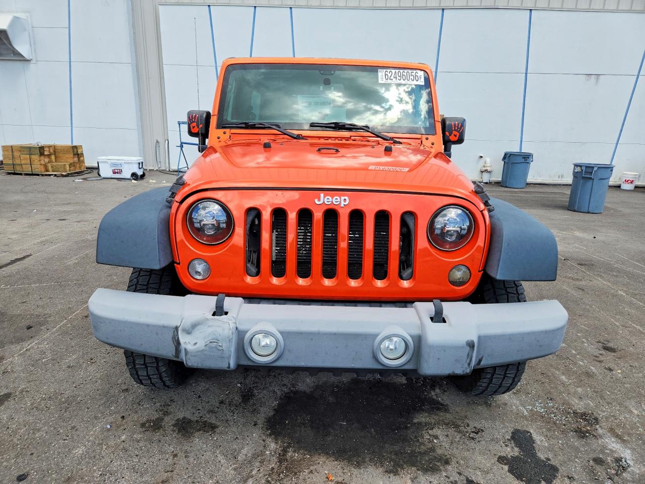 2015 Jeep Wrangler Unlimited Sport Оранжевый vin: 1C4BJWDG6FL689615