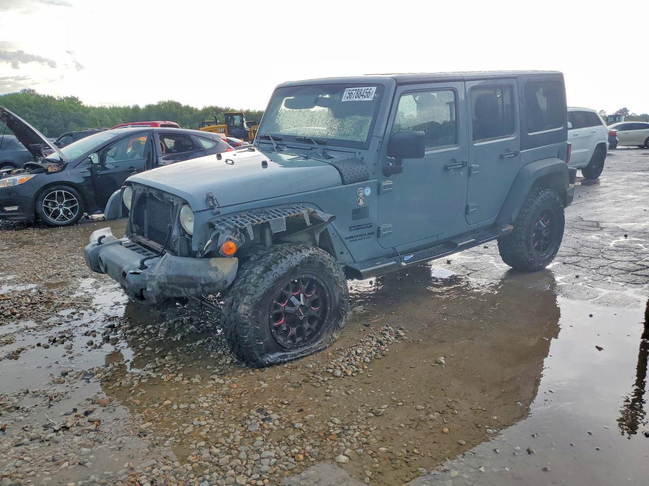 2015 Jeep Wrangler Unlimited Sport Blue vin: 1C4BJWDG6FL698539