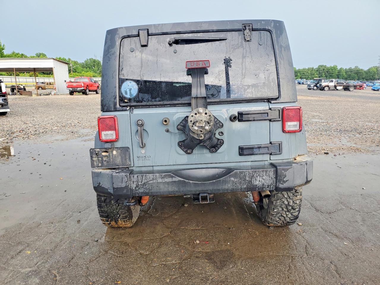 2015 Jeep Wrangler Unlimited Sport Blue vin: 1C4BJWDG6FL698539