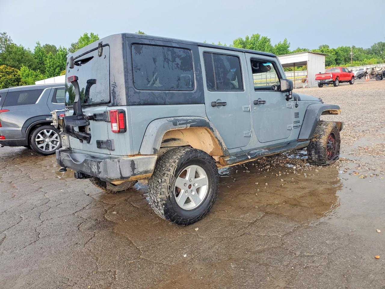 2015 Jeep Wrangler Unlimited Sport Blue vin: 1C4BJWDG6FL698539
