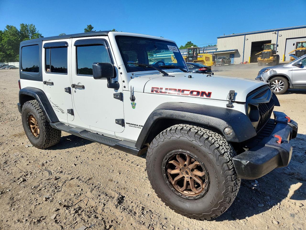 2015 Jeep Wrangler Unlimited Sport White vin: 1C4BJWDG6FL705280
