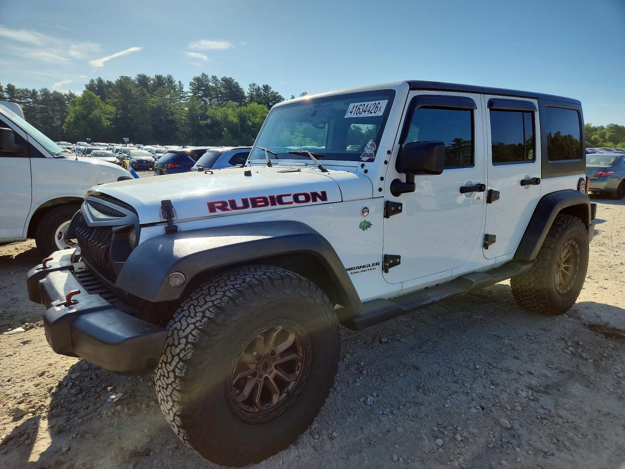 2015 Jeep Wrangler Unlimited Sport White vin: 1C4BJWDG6FL705280