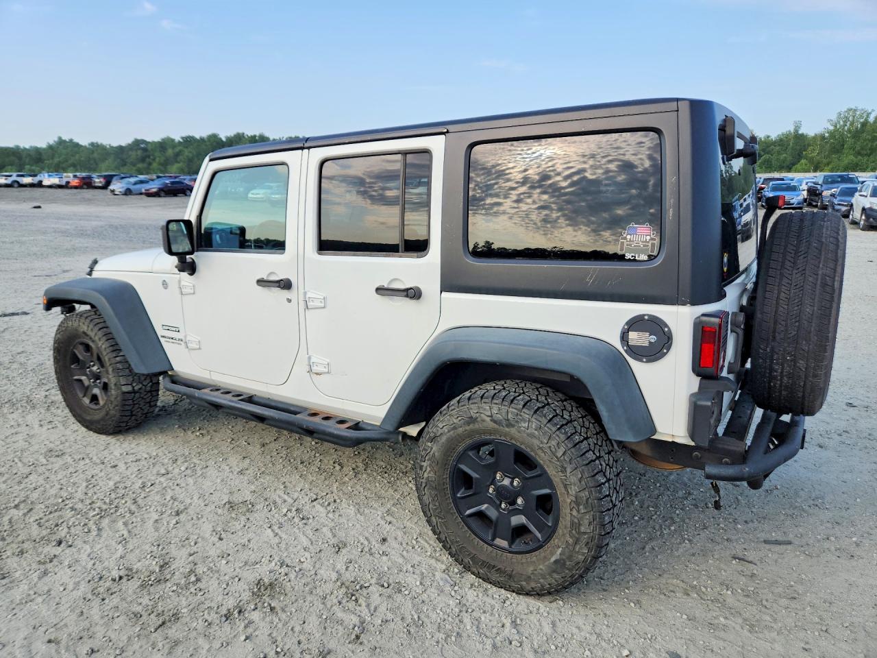 2015 Jeep Wrangler Sport White vin: 1C4BJWDG6FL741292